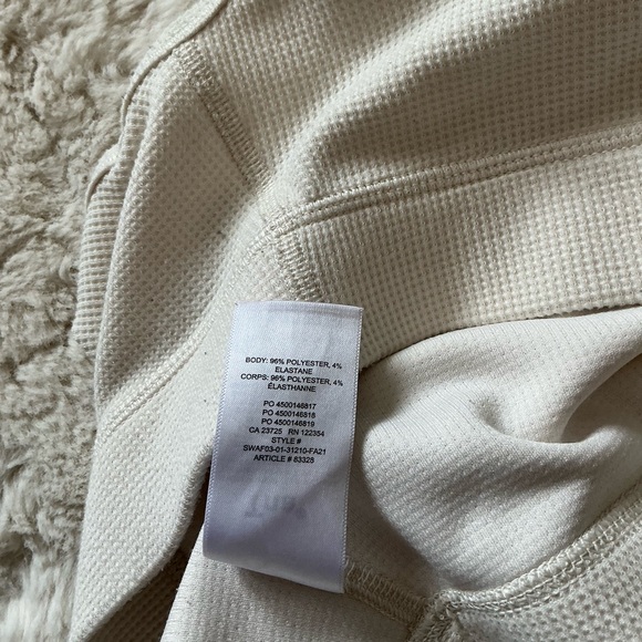 TNA Off-White Ribbed Sports Bra - Picture 4 of 5